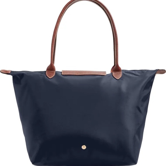 Large Le Pliage Longchamp tote (Navy) - Picture 2 of 3